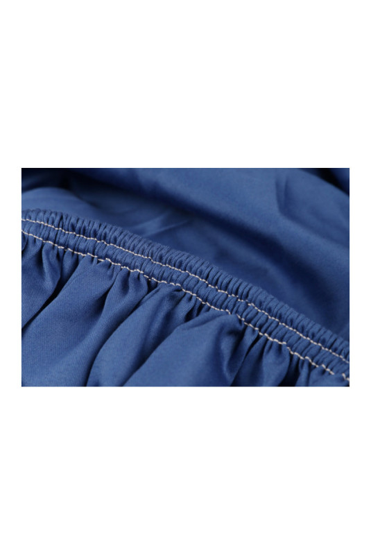 Drap-housse double en satin - 140x190+30cm
