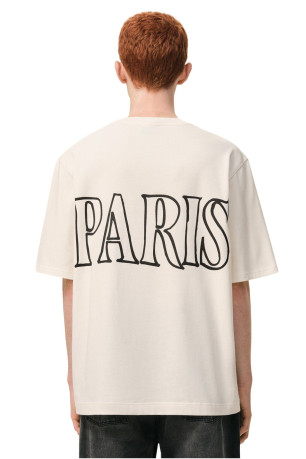 T-shirt MC en jersey de coton épais Ami paris