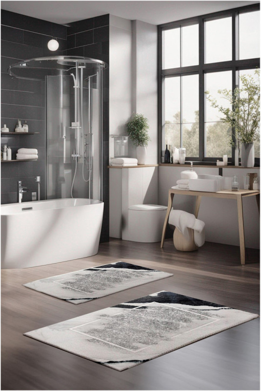 Ensemble de Tapis de bain (2 pièces) - Multicolore