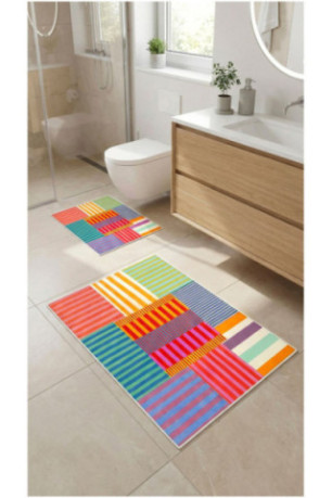 Ensemble de Tapis de bain (2 pièces) - Multicolore