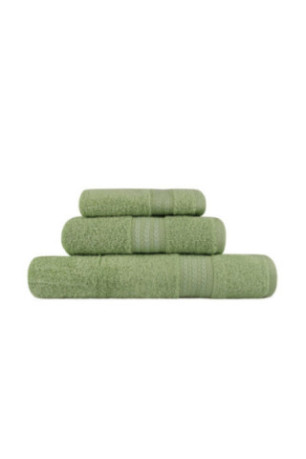 Ensemble de serviettes (3 pièces) - Vert