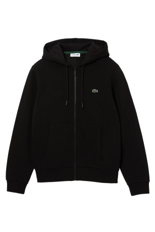 Sweat à capuche zippé manches longues Lacoste