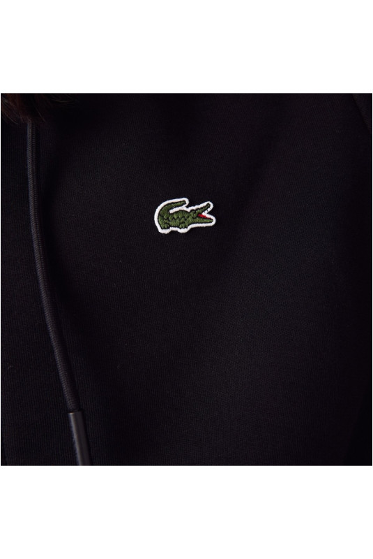 Sweat à capuche zippé manches longues Lacoste