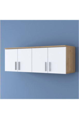 Armoire murale - Blanc noyer