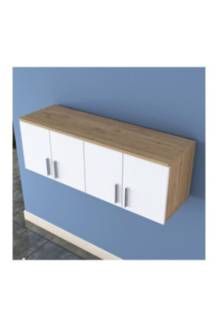 Armoire murale - Blanc noyer