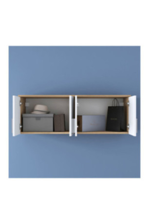 Armoire murale - Blanc noyer