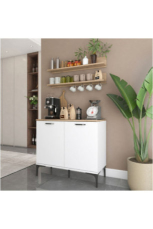 Armoire multifonctionnelle - Noyer blanc