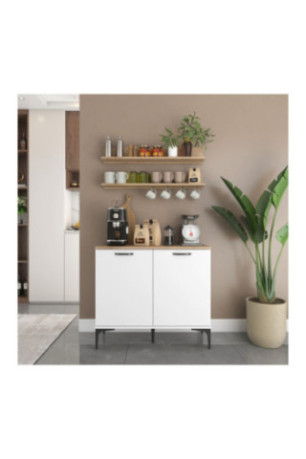 Armoire multifonctionnelle - Noyer blanc
