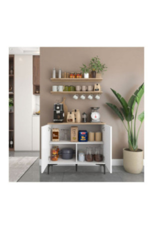 Armoire multifonctionnelle - Noyer blanc