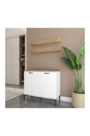 Armoire multifonctionnelle - Noyer blanc