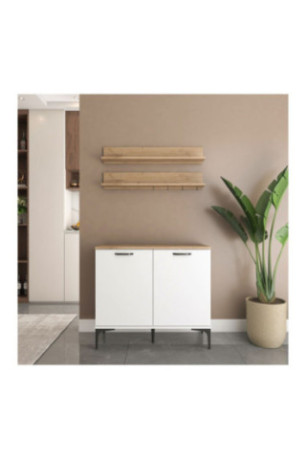 Armoire multifonctionnelle - Noyer blanc
