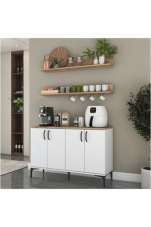 Armoire multifonctionnelle - Noyer blanc
