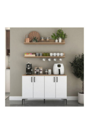 Armoire multifonctionnelle - Noyer blanc