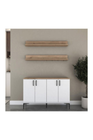 Armoire multifonctionnelle - Noyer blanc