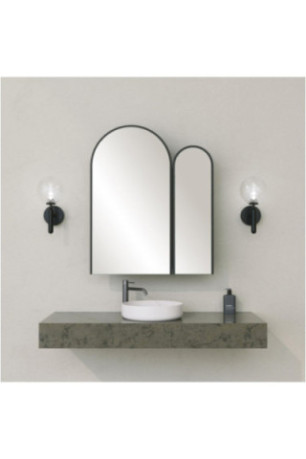 Armoire de toilette - Noir