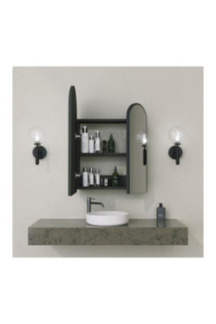 Armoire de toilette - Noir