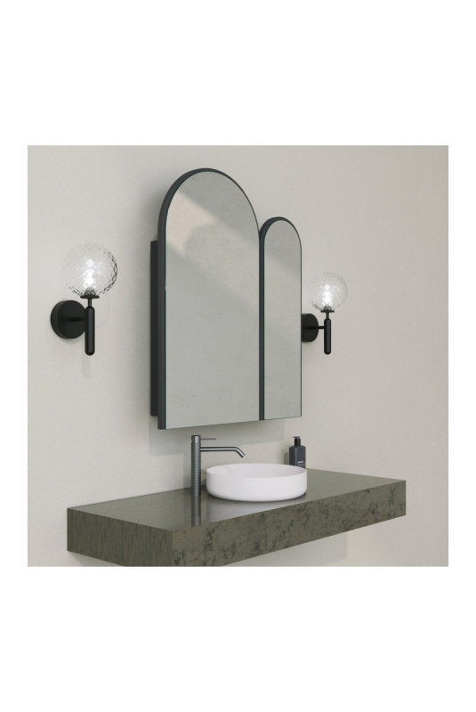 Armoire de toilette - Noir