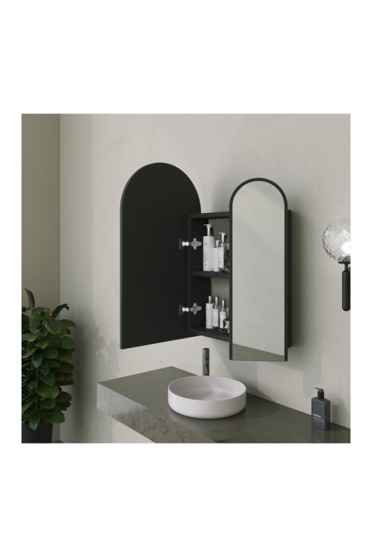 Armoire de toilette - Noir