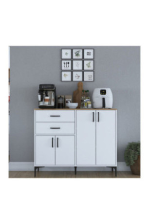 Armoire multifonctionnelle - Noyer blanc