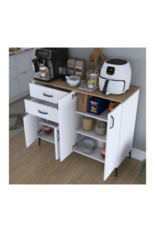 Armoire multifonctionnelle - Noyer blanc