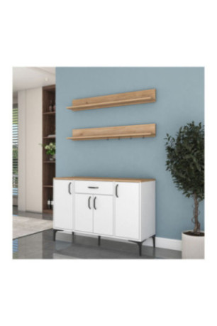Armoire multifonctionnelle - Noyer blanc