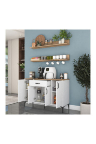 Armoire multifonctionnelle - Noyer blanc