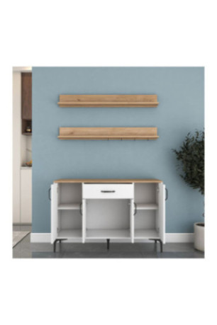 Armoire multifonctionnelle - Noyer blanc