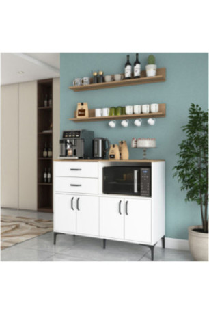 Armoire multifonctionnelle - Noyer blanc
