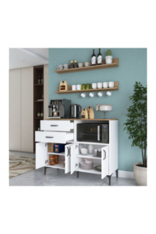 Armoire multifonctionnelle - Noyer blanc
