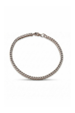Bracelet en acier - Argent - 19 cm + 4 cm