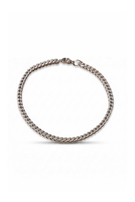 Bracelet en acier - Argent - 19 cm + 4 cm
