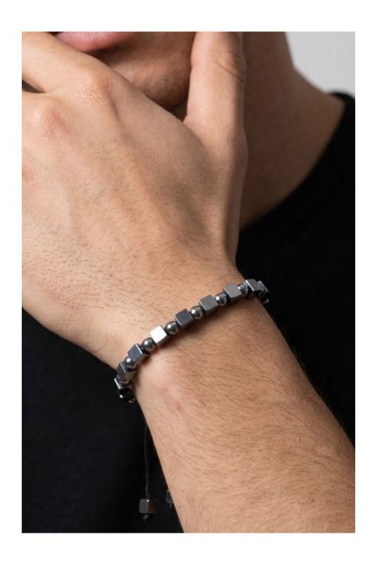 Bracelet - Noir - Ajustable
