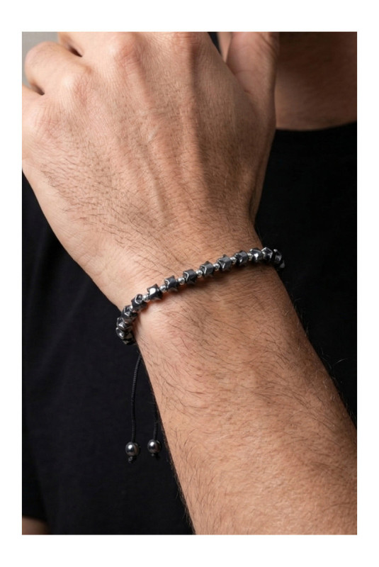 Bracelet - Noir - Ajustable