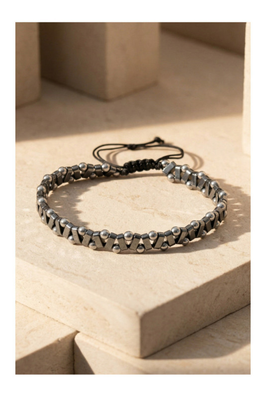 Bracelet - Noir - Ajustable