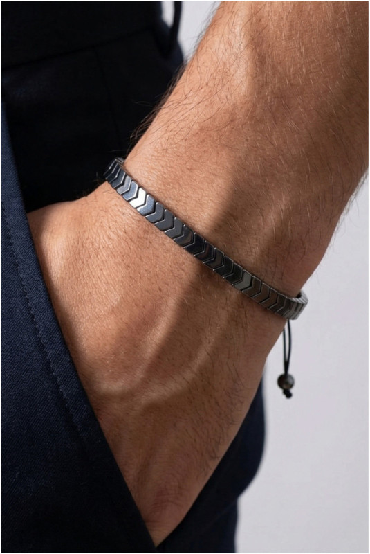 Bracelet - Noir - Ajustable