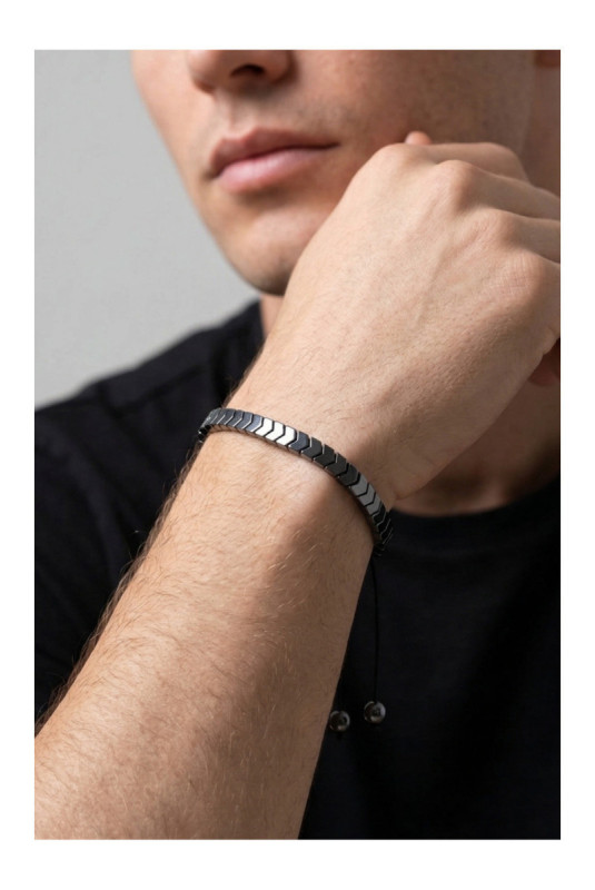 Bracelet - Noir - Ajustable