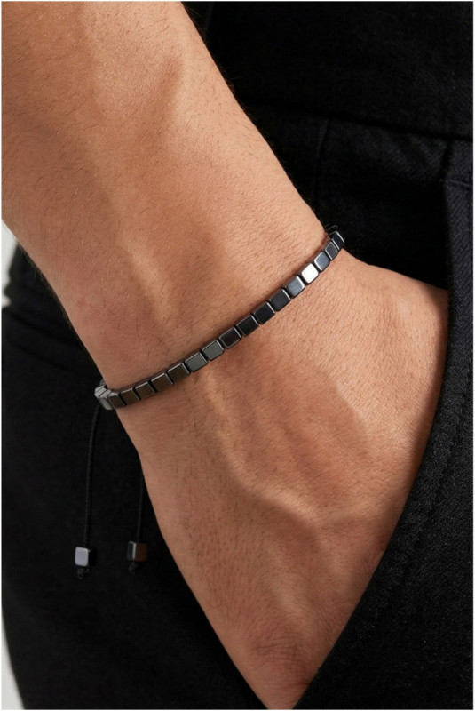 Bracelet - Noir - Ajustable