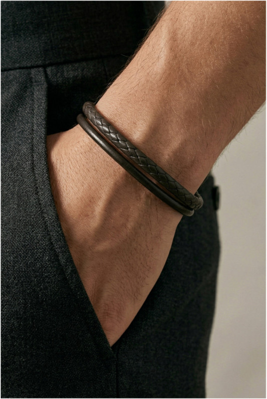 Bracelet - Noir - 21 cm