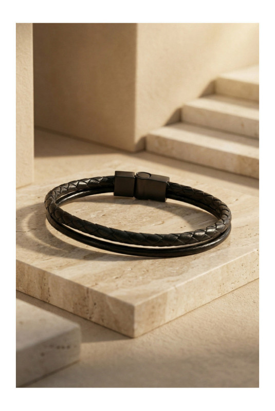 Bracelet - Noir - 21 cm