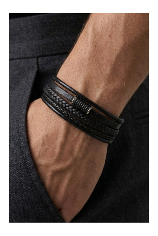Bracelet - Noir - 21 cm