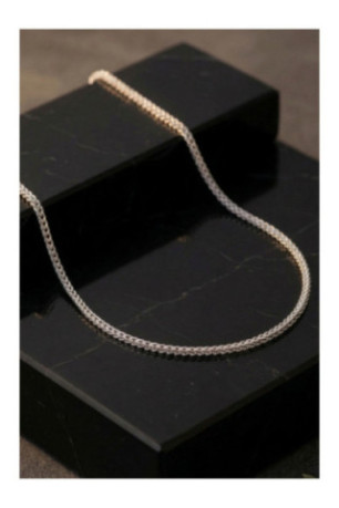 Collier en acier - Argent - 60 cm + 5 cm