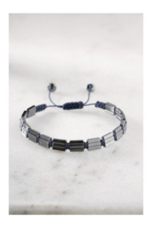 Bracelet en acier - Argent - Ajustable