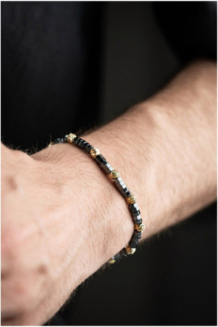 Bracelet en acier - Argent - Ajustable