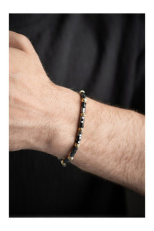 Bracelet en acier - Argent - Ajustable