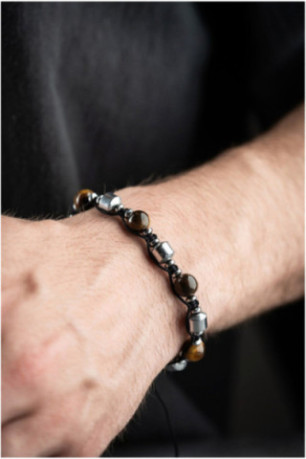 Bracelet en acier - Argent - Ajustable