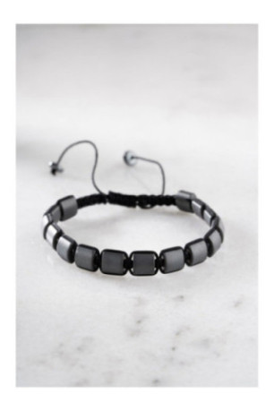 Bracelet en acier - Argent - Ajustable