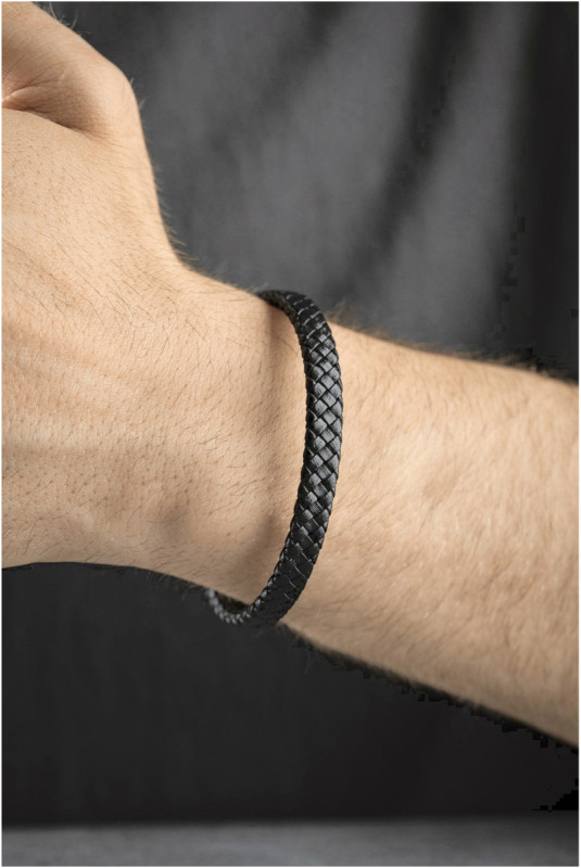 Bracelet en acier - Argent - 21 cm