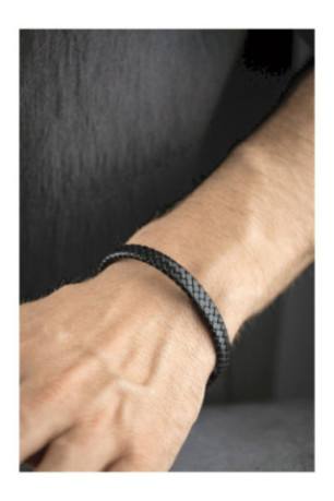 Bracelet en acier - Argent - 21 cm