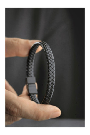 Bracelet en acier - Argent - 21 cm