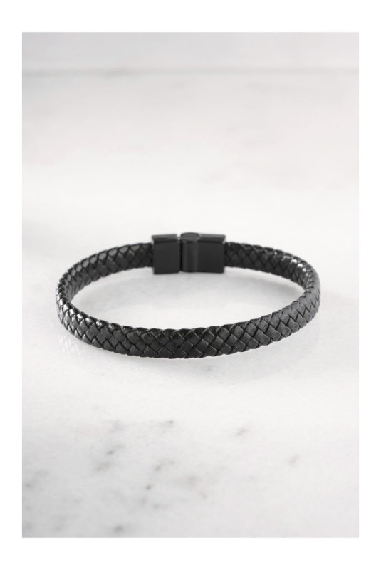 Bracelet en acier - Argent - 21 cm